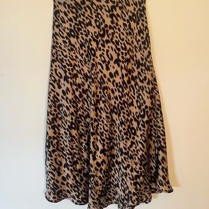 Midi Cheetah Print Skirt